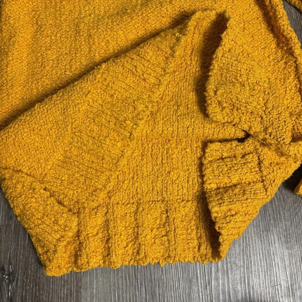 MOTH‎ Anthropologie Juliette Women's S Marigold Chunky Knit Turtleneck Sweater